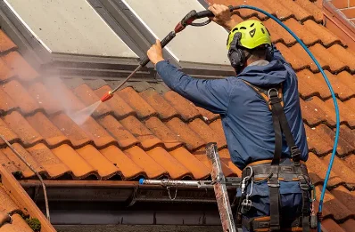 Démoussage et hydrofuge de toiture à Vescheim